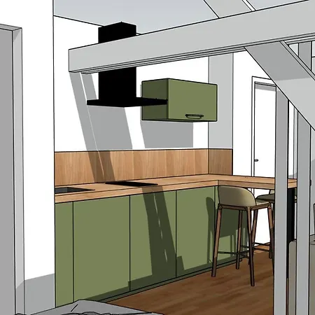 Coeur De Renove Et Equipe A Neuf En 03 25 Apartament *